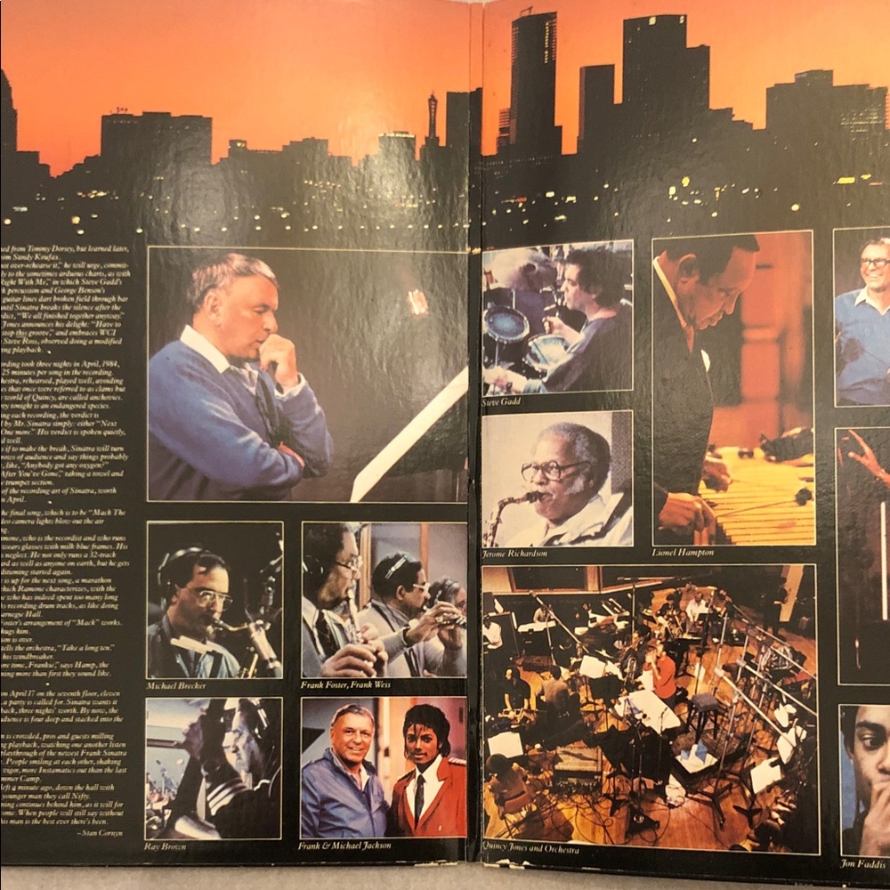 Frank Sinatra Vinyl Lp Record Album L.A. Is My Lady